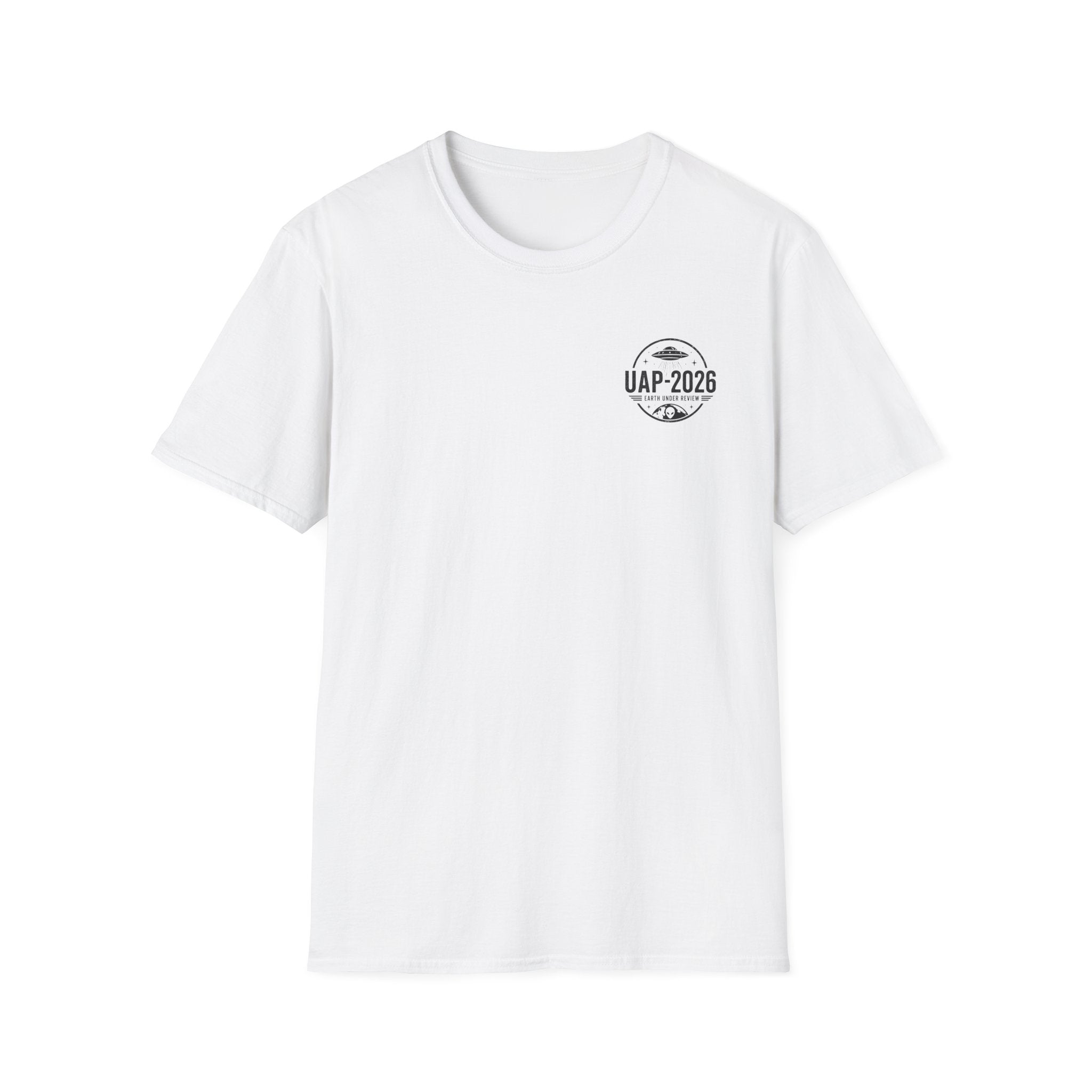 Earth Is Under Review T-Shirt — UFO Alien Abduction Graphic Tee (UAP 2026)