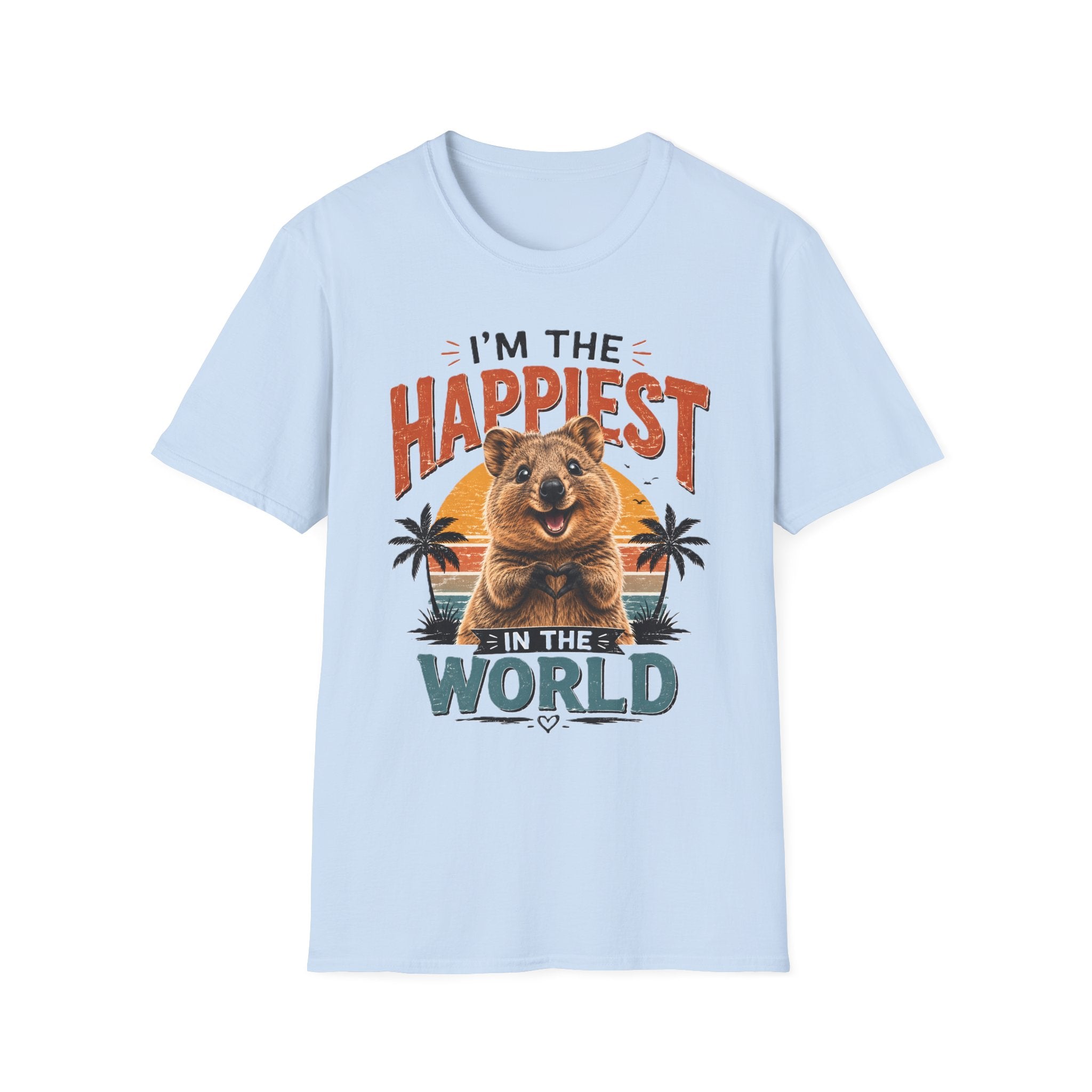 Happiest Quokka T-Shirt – “I’m the Happiest in the World” Cute Animal Tee