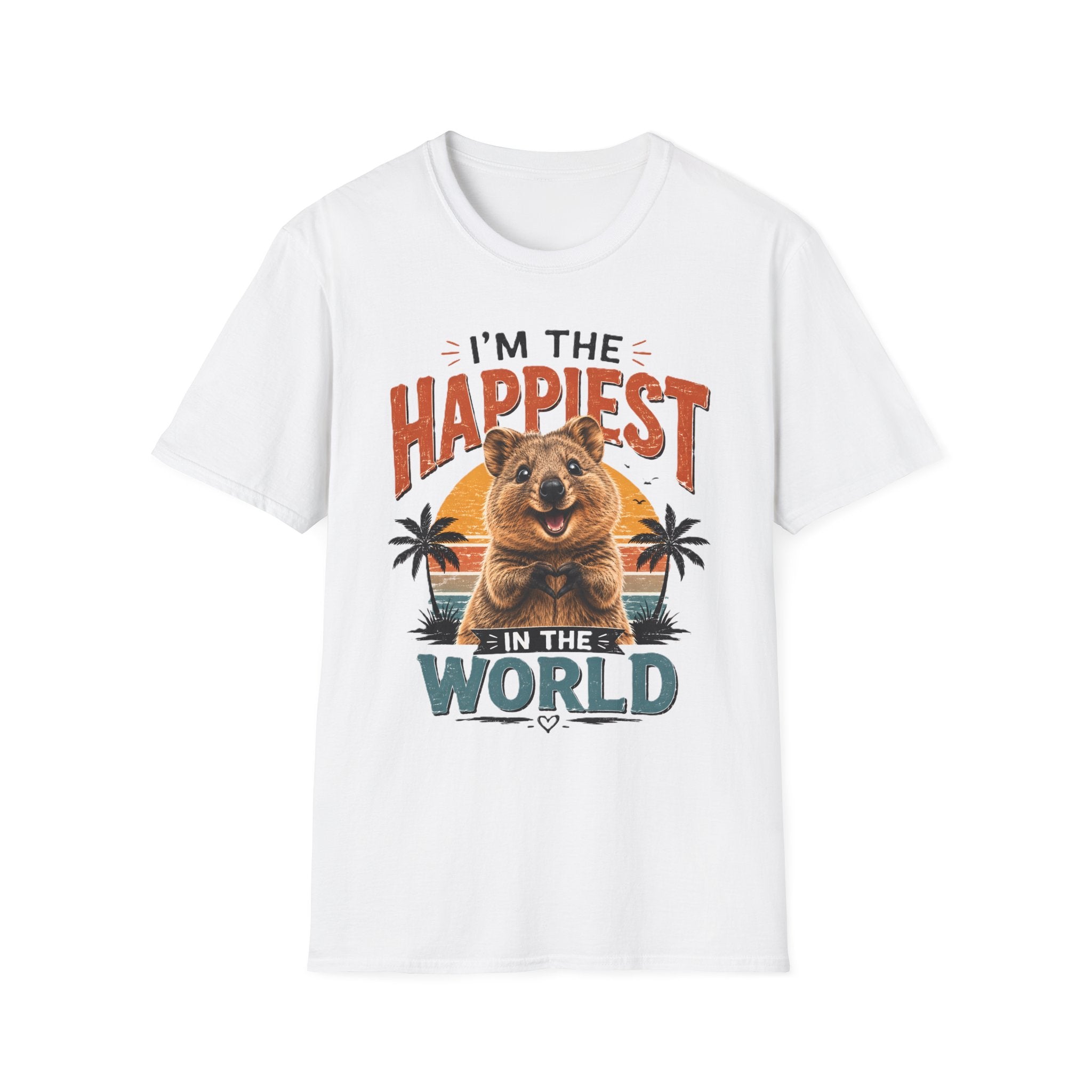 Happiest Quokka T-Shirt – “I’m the Happiest in the World” Cute Animal Tee