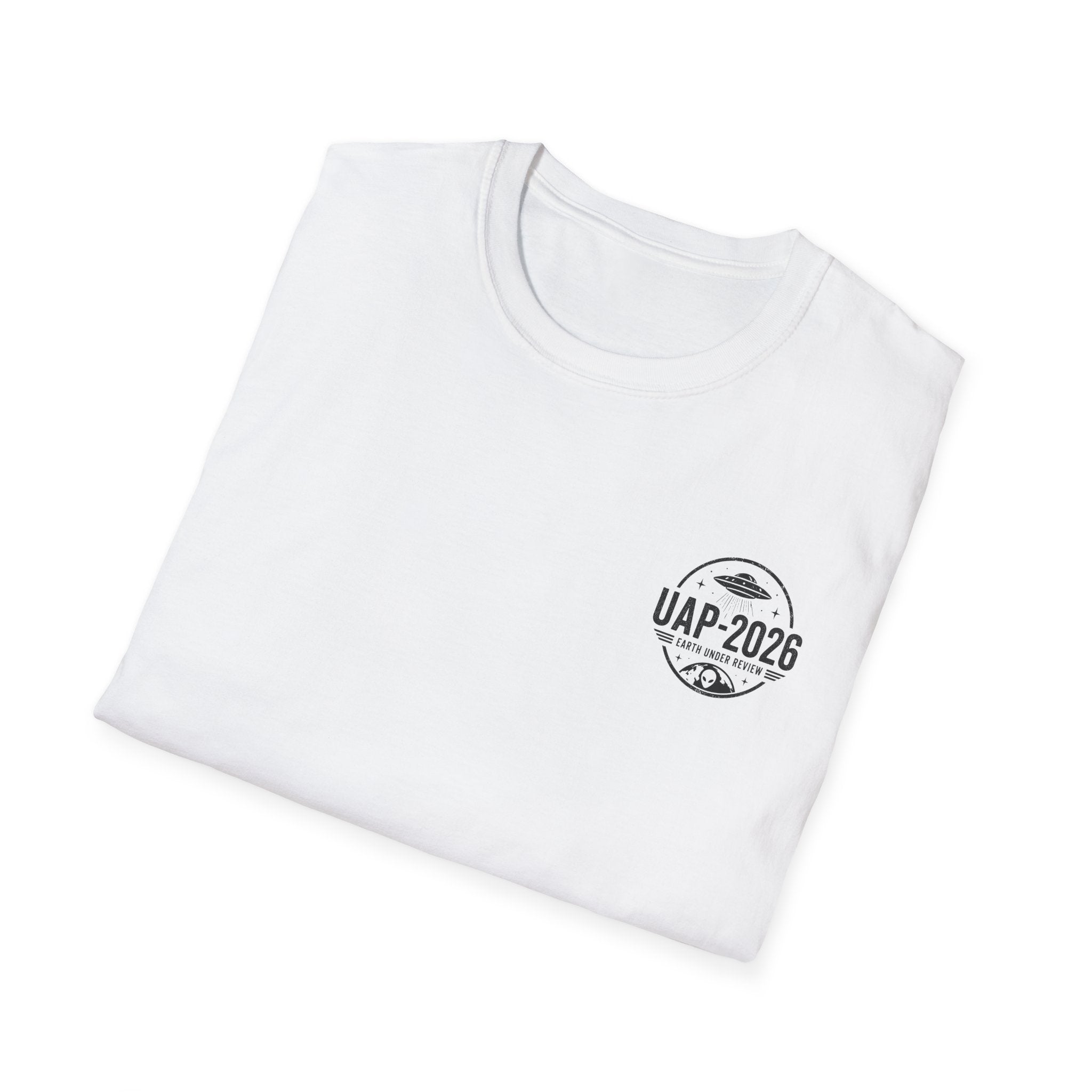 Earth Is Under Review T-Shirt — UFO Alien Abduction Graphic Tee (UAP 2026)