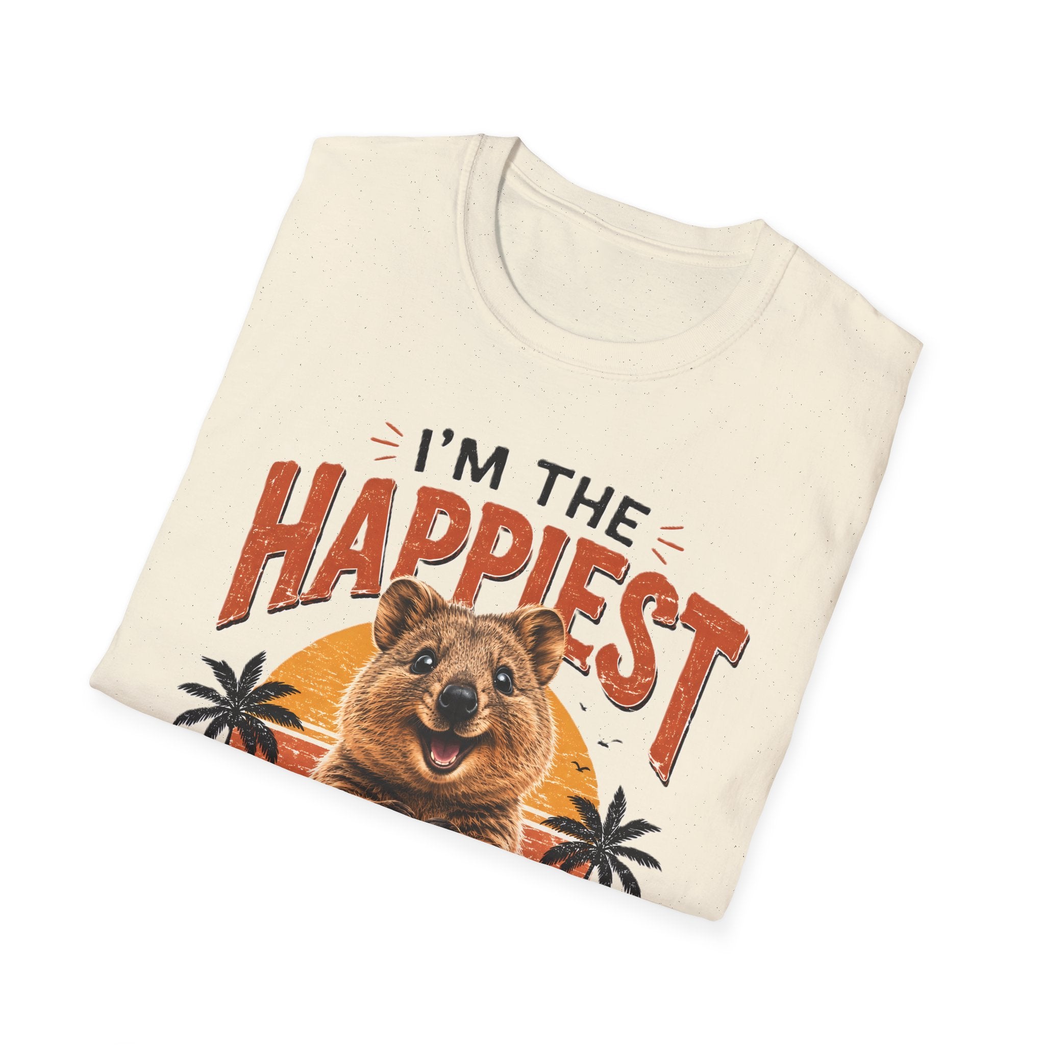 Happiest Quokka T-Shirt – “I’m the Happiest in the World” Cute Animal Tee