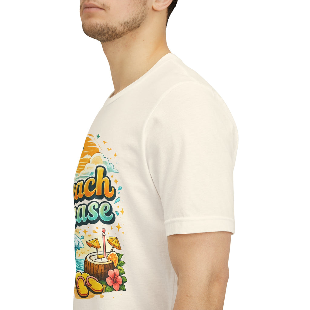Beach Please T-Shirt, Tropical Summer Graphic Tee, Palm Tree Beach Shirt, Vacation Shirt